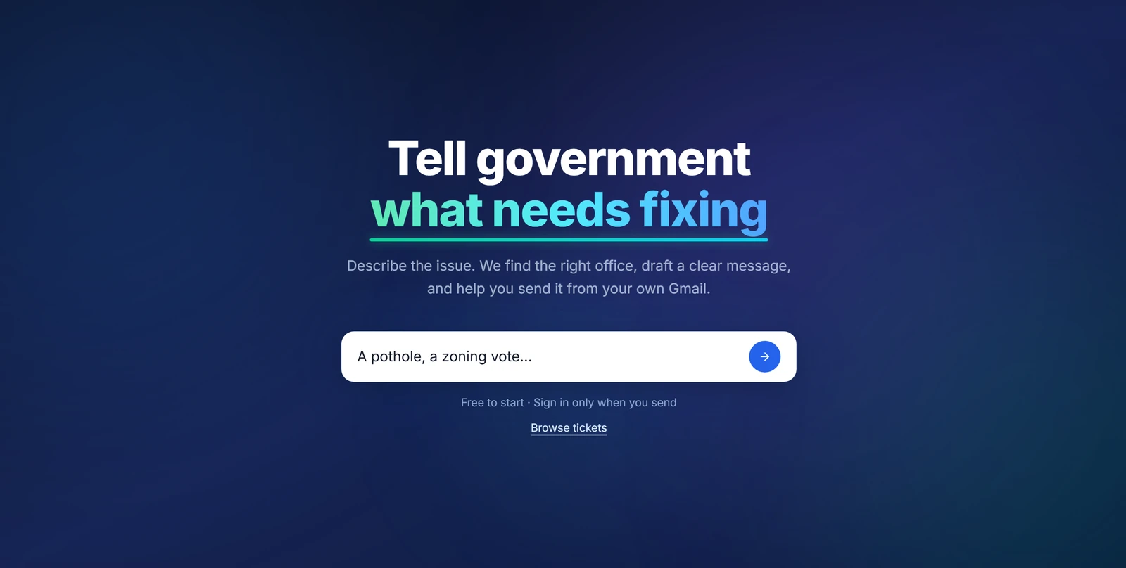 ChangeUs — Civic Engagement Platform